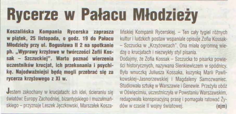 Tygodnik Koszaliński Miasto 25.11-1.12.2011